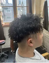 カットなしツイストスパイラルパーマ