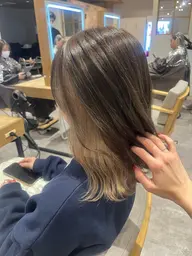 【ハイトーンカラー✨】ケアブリーチ(リタッチOK)+フルカラー+ハホニコトリートメント🦋インナーカラーも🙆♀️