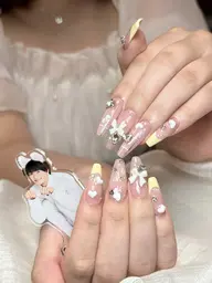 10本チップ長さ出し＋アート・パーツ放題 [ 持ち込みデザインOK]