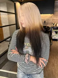 『メンテナンスコース👱🏻♀️』【高濃度マイクロバブル使用】ダブルカラー(ブリーチ1回)+メンテカット+long