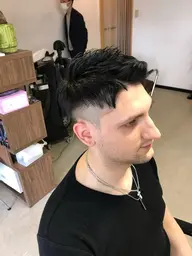 【男性人気NO.1】☆極☆カット+眉カット+炭酸SPA+ヘッドマッサージ5500→5160