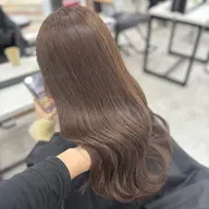 【10月限定🧡】ケアブリーチ使用で負担最小🍯ブリーチありのダブルカラー　Aujuaクイックトリートメント付き