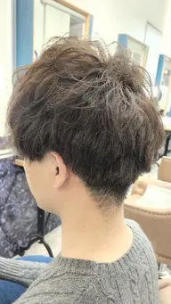 👔メンズ👔カラー+炭酸泉プチスパ