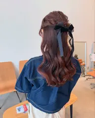 hair set (down style)🫧