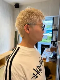 【学生限定】カット＋ダブルカラー(ケアブリーチ込)