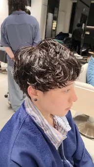 メンズ限定 カット+デザインパーマ