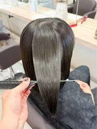 🌿【透明感】オリーブ艶カラー