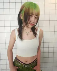 ブリーチオンカラー wカラー + ヘアカット+トリートメント