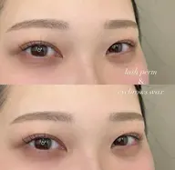 上まつ毛パーマ&美眉アイブロウwax💫💖