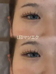 🎀オフ込みLEDマツエク100本🎀（フラットラッシュ）