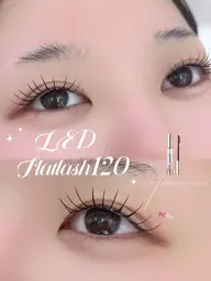 LEDフラットラッシュ120本