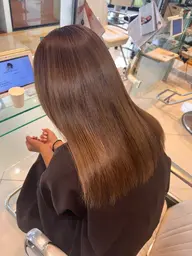 艶カラー+艶トリートメント