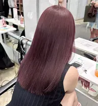 ♡💜ྀི自分へのご褒美💜ྀི♡ブリーチなしダブルカラー➕選べる髪質改善トリートメント(カット追加🙆♀️)