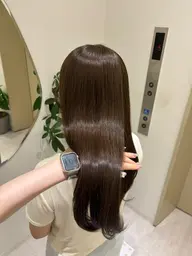🎀髪質改善ケアカラー+超音波クイックトリートメント🤍✨