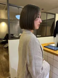 【ボブ限定】カットモデル+リタッチカラー※このメニューは水.土限定19時以降になります