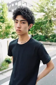 夏限定、残り5名様まです!短髪パーマ、当店スタイリストカット➕アクティブショートパーマ、ルーズショート、スパイキーパーマ