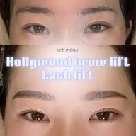 eyebrow perm+ lash lift🩶垢抜けsetメニュー🪄