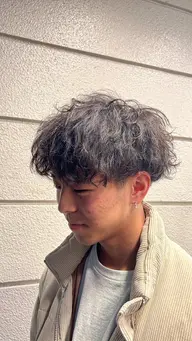 【メンズ】カット+ケアパーマ(パーマ専用トリートメント)