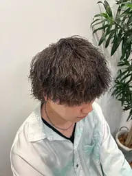 メンズカット(マッシュスタイル）＋パーマ