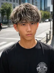カット+メッシュカラー※ワンブリーチ価格追加の場合+1000円
