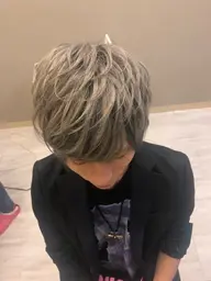 【メンズヘアメイク】逆毛セット