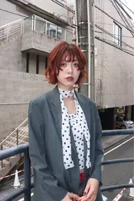 ブリーチなしダブルカラー✨️➕髪質改善トリートメント付