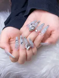 10本チップ長さ出し＋アート・パーツ無制限　[持ち込みデザインOK]