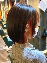 インナーカラー(ブリーチ)+全体カラー