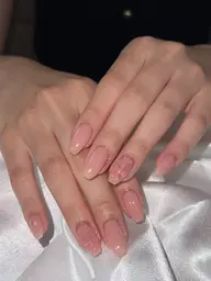 【オフ込ハンド】ワンカラー+ワンポイントパーツ