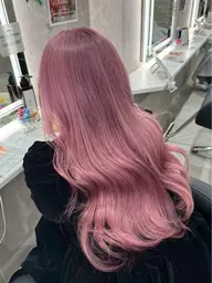 レディースカット➕ブリーチありダブルカラー