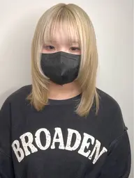 【学生限定】ケアブリーチ+艶カラー+トリートメント