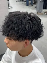 🌀🌫️波巻きシャドウパーマ✨無造作な動きと自然な毛流れが両立🔥セット簡単で朝ラク🪄垢抜けたい方におすすめ😎✂️