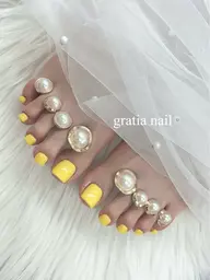 フットネイル|オフあり|ジェルネイル|ワンカラー