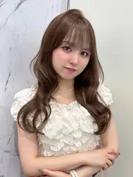 🎀【おすすめNo.1】迷ったらコレ♡透明感ワンカラー＋顔まわりcut＋スタイリング