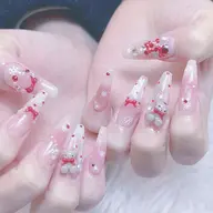 「お気に入り限定🤩」ゴテゴテチークネイル・チップ長さ出し＋やり・つけ放題