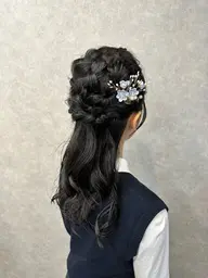 ヘアアレンジ🎀ハーフアップ
