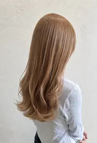 ✨人気Ｎｏ．３✨透明感UP！ケアブリーチ艶カラー+トリートメント
