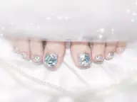 【平日限定⸜🌷︎⸝】Foot🐾ネイル10本つけ放題💖(オフケア込)