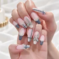 🦄 [チップ長さだし] 持ち込みOK 💕 10本アート(パーツ・ストーン付放題) ¥12000->¥8100