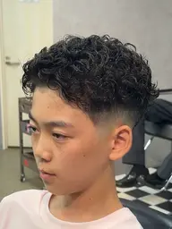 【男→漢へチェンジ🔥極道パーマor宮城リョータパーマ】 #スパイラルパーマ #極道パーマ #ラルフカール