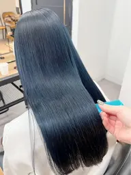 ☆平日1名様学生限定☆気分的にブルー🩵➕コテ巻きorアイロン仕上げ✨