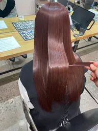 💎 【艶まとまりが欲しい方に】💎カット+ケアカラー+premium髪質改善トリートメント