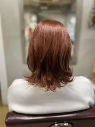 【新規】天然由来93%のヘアカラー +前髪カット ¥9180→¥7200 白髪染め可