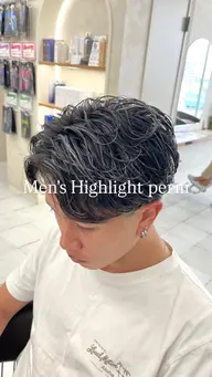 『men's』メッシュカラー➕カット❤️‍🔥