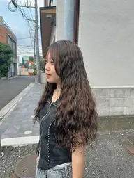 〖🌼大人気メニュー🌼〗似合わせカット✂️+デジタルパーマ🌀(ケア剤付き)+TOKIOトリートメント🫧