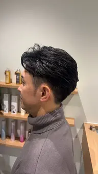 メンズカット+炭酸シャンプー