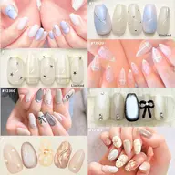 【オフ無料】選べる定額♦豪華アートネイル💅ブライダルやイベントに💍💗ガラスフレンチ等✨ オフあり/パーツあり