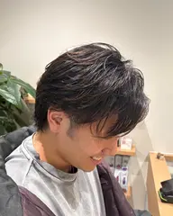 🧏🏻♂️メンズカット+フェザーパーマ