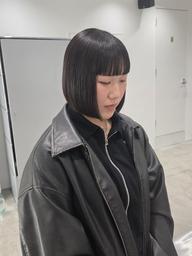 ボブカット+縮毛矯正|広がり・うねりが気になる方へ