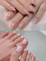 【hand&footセット】ワンカラー/ラメ /ラメグラコース ¥8500